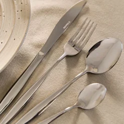 HOMLA Zestaw Sztućców Livadi Srebrnych 24 Szt.
