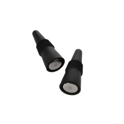 HOMLA Zestaw Zatyczek Alcole Do Wina Czarnych, 2 Szt. 6 Cm