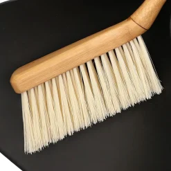 HOMLA Zmiotka Bambou I Szufelka Duza Czarna 35X26 Cm